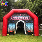 NB-TE016 Party black inflatable nightclub cube marquee tent night club party tent with lights for outdoor events